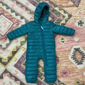 Primary Baby Puffer 6-12 months in Spruce